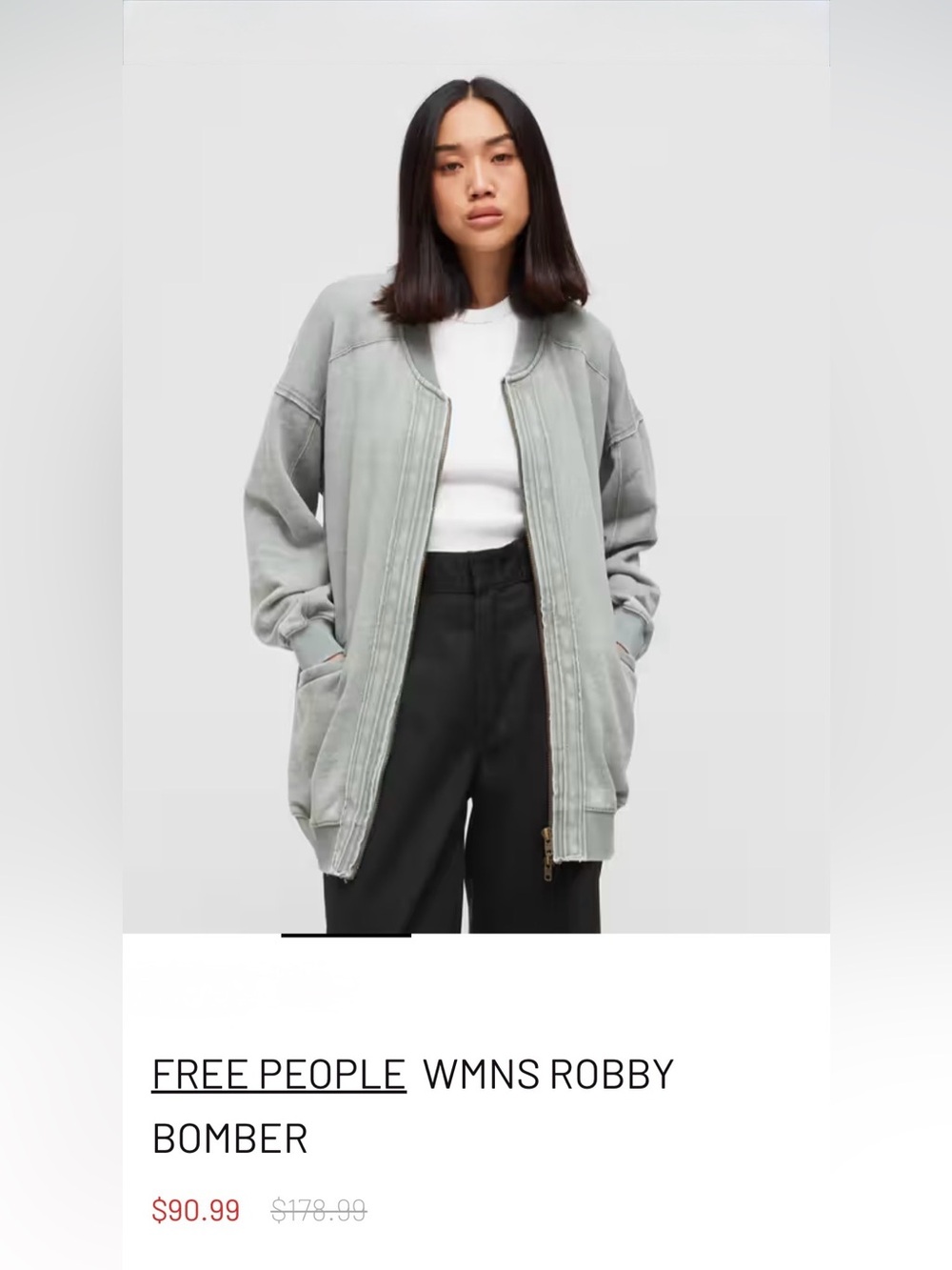 Robby Bomber Jacket by We The Free  sz. XS